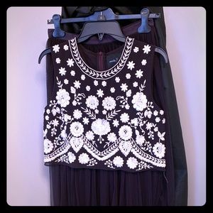 Needle and Thread top and skirt